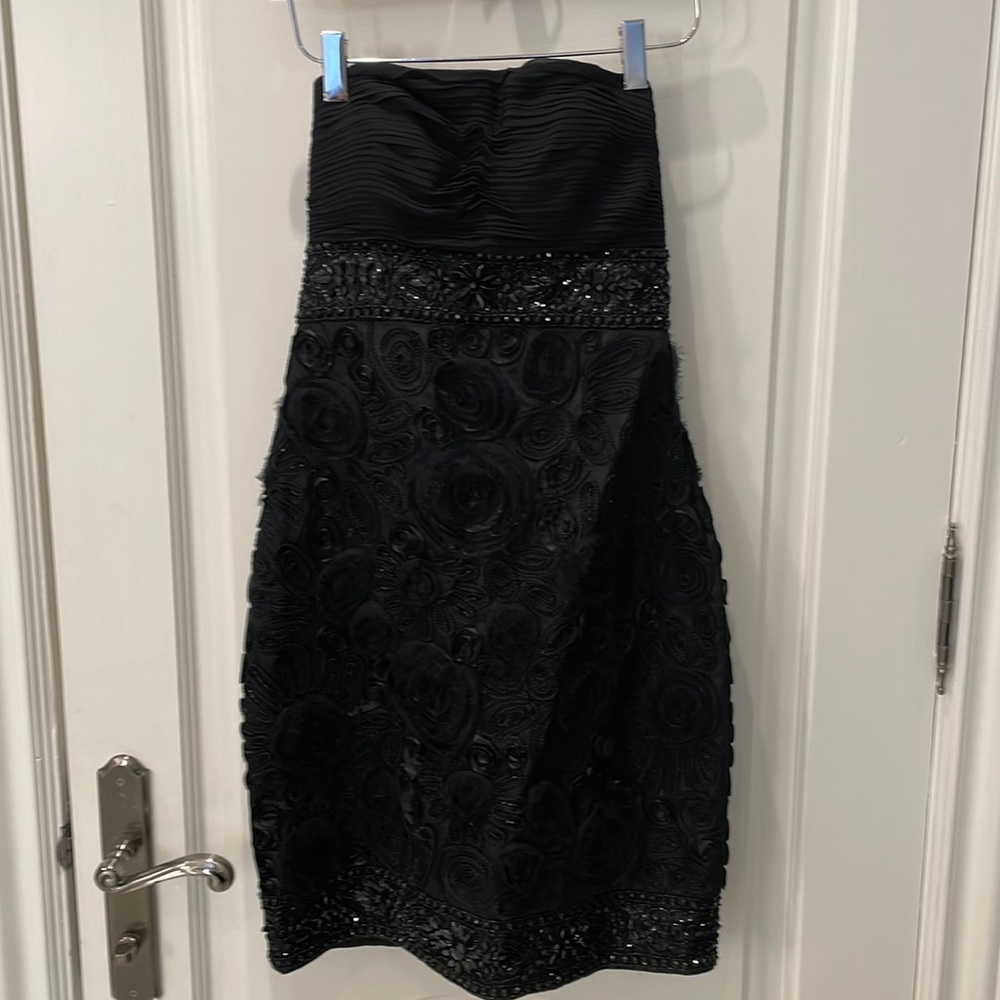 Strapless Black Dress by Sue Wong